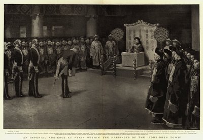 An Imperial Audience at Pekin within the Precincts of the Forbidden Town by William Small